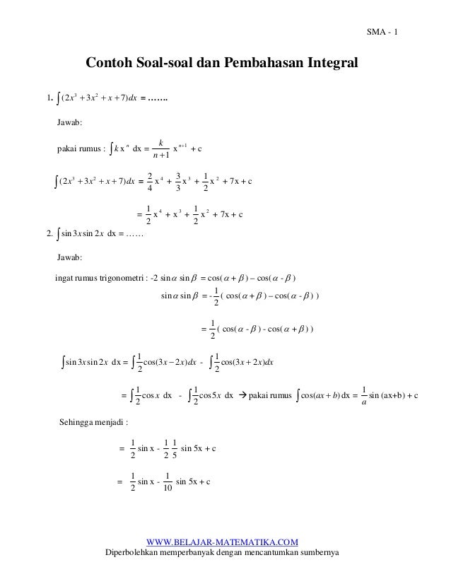Contoh contoh soal-dan_pembahasan_integral_untuk_sma