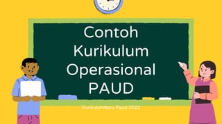 Contoh
Kurikulum
Operasional
PAUD
KurikulumBaru Paud 2022
 