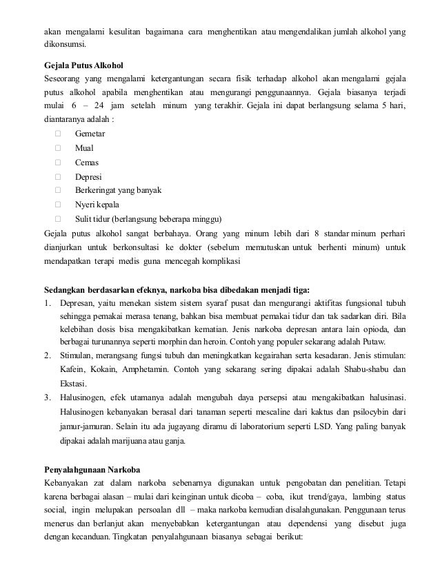 Contoh Makalah Bahaya Merokok Narkoba