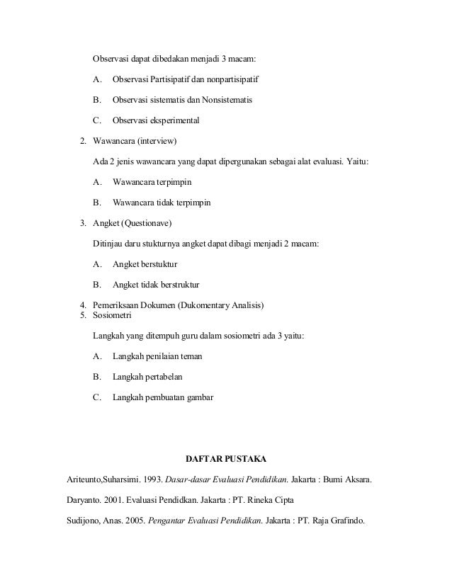 Contoh makalah-evaluasi-pendidikan