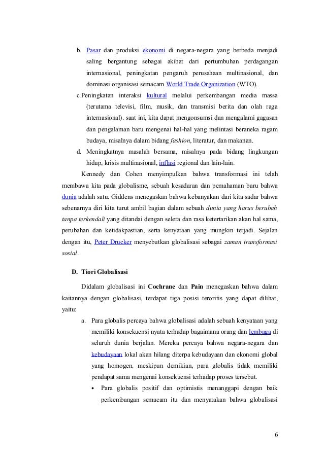 Contoh Globalisasi Dalam Bidang Perdagangan - Hontoh