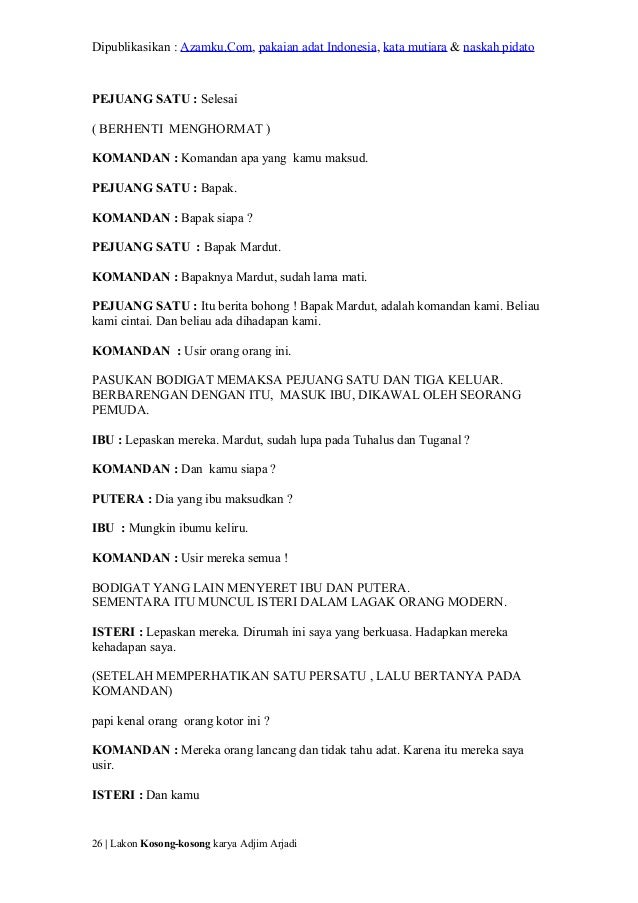 Contoh naskah-drama-20-orang-pemain