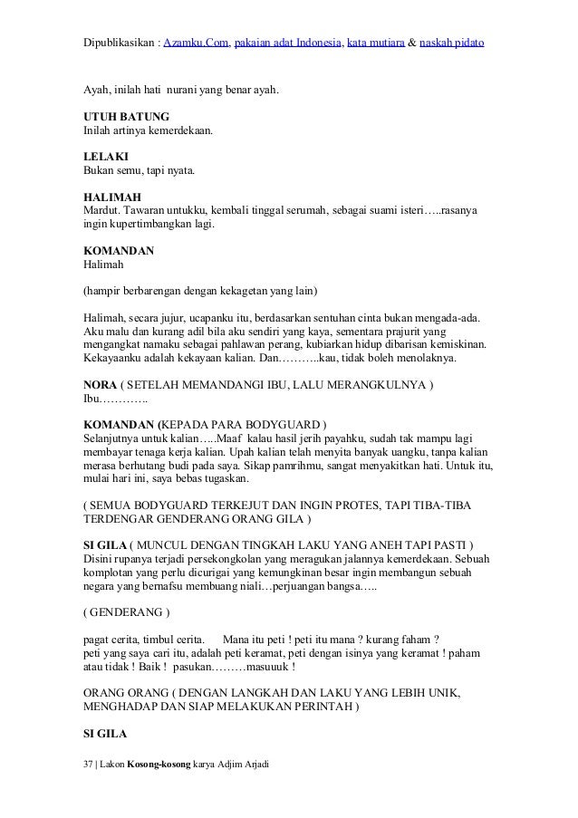 Contoh naskah-drama-20-orang-pemain