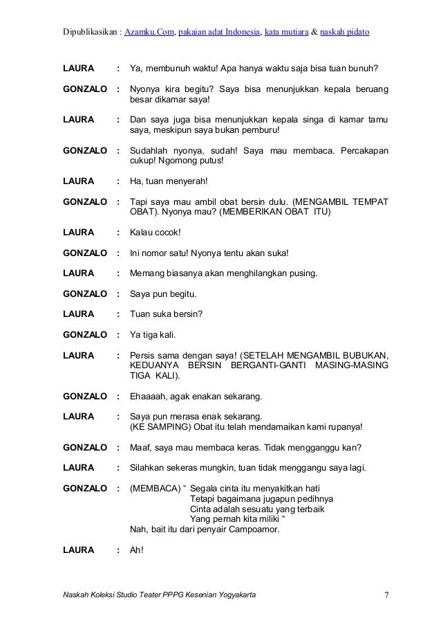 Contoh naskah-drama-4-orang-pemain Contoh naskah-drama-4-orang-pemain