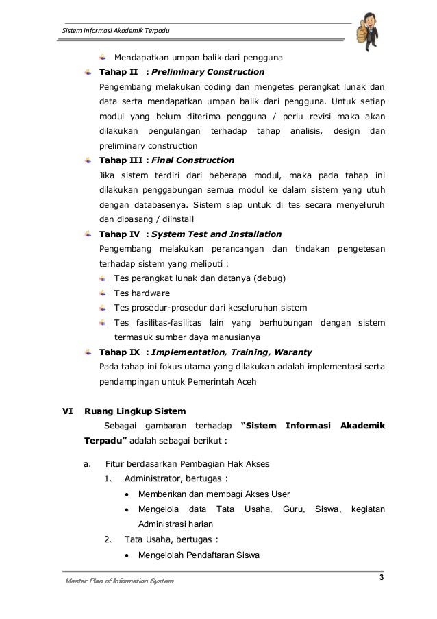 Contoh project sistem informasi