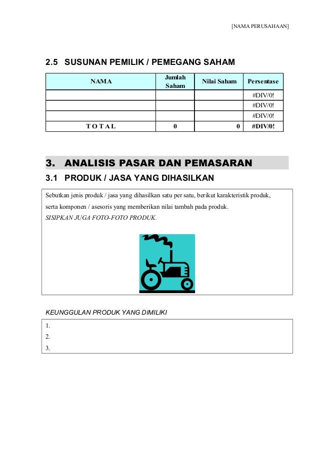 Belum selesai business plan