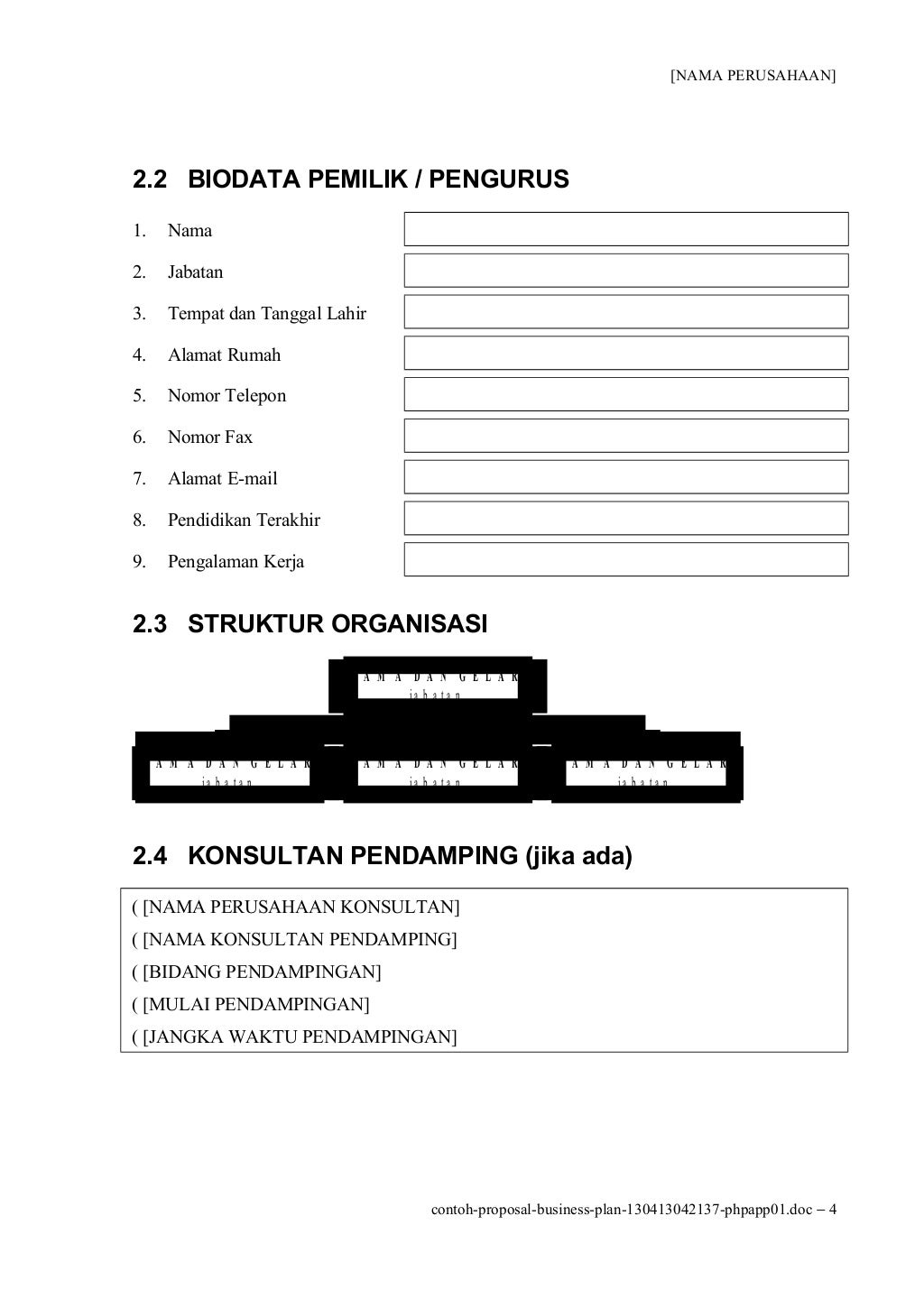 Contoh proposal-business-plan