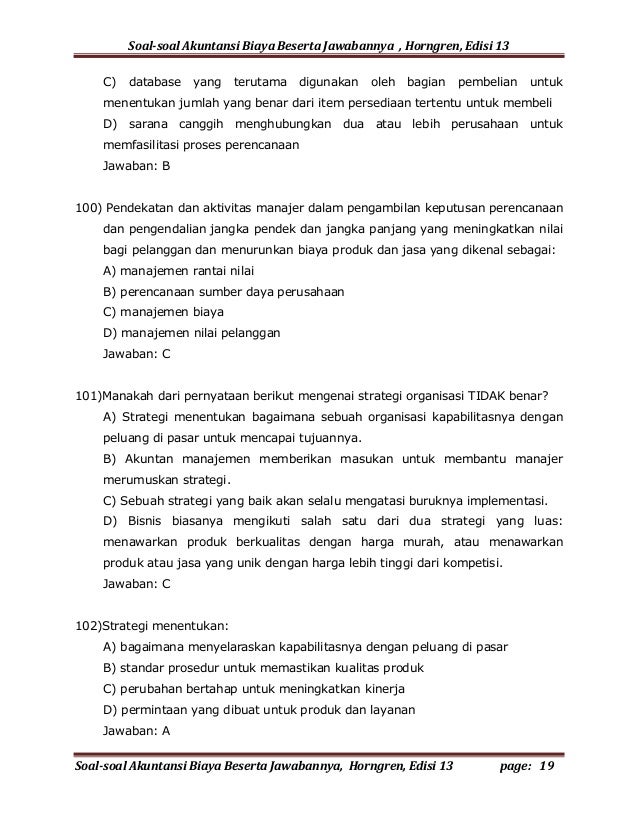 Contoh soal-akuntansi-biaya Contoh soal-akuntansi-biaya