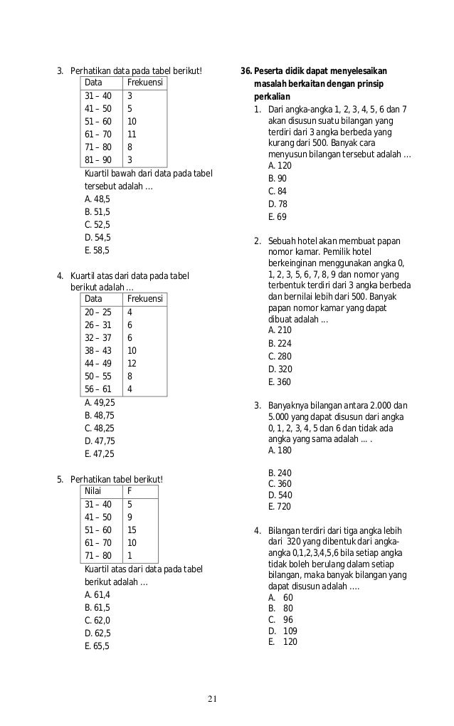 Contoh Soal Pps 2018