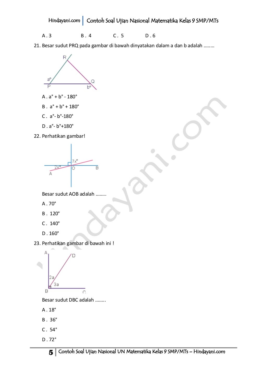 Contoh soalujiannasionalunmatematikakelas9smpm ts