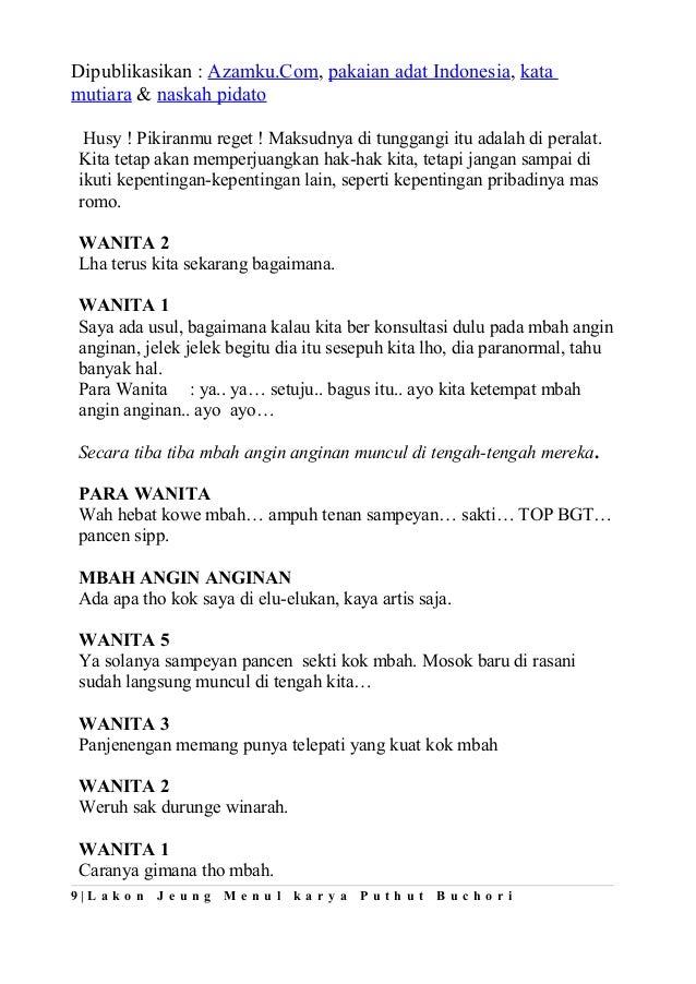 Contoh teks-naskah-drama-komedi