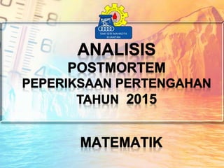 Contoh analisis postmortem ppt 2015 tting 3