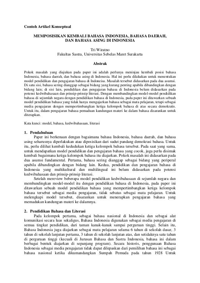 Contoh Artikel Populer Pdf - Simak Gambar Berikut