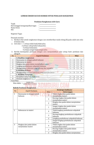 Modul Ajar B Indonesia Kelas 10 Deep Learning CP 2025 | PDF