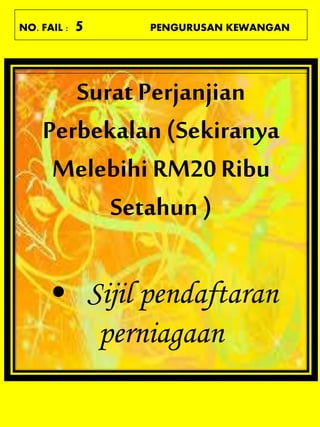 Contoh ceraian fail pra | PPTX