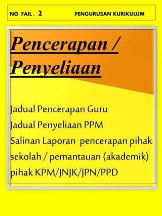 Contoh ceraian fail pra | PPTX