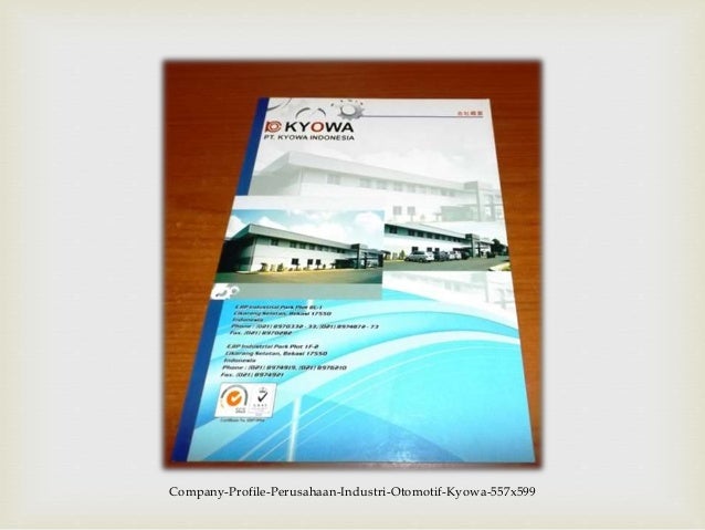 Contoh company profile printed hardcopy