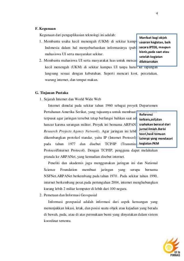 Contoh dan penjelasan pkm teknologi