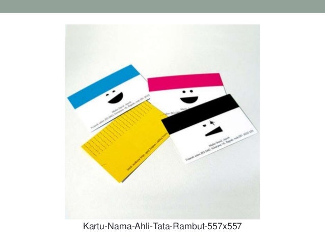 Contoh desain kartu nama kreatif