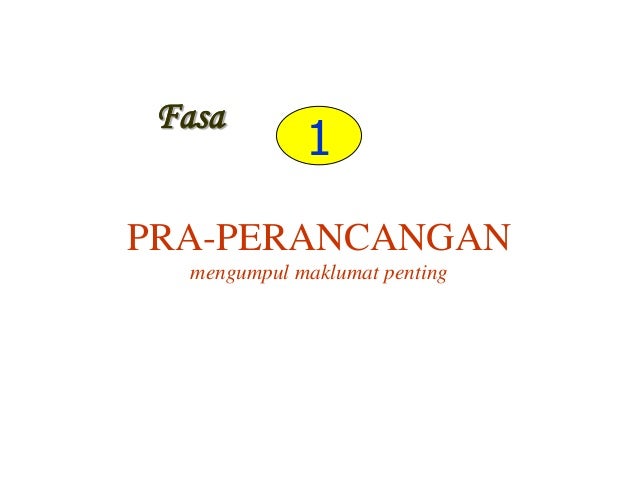 Perancangan Strategik