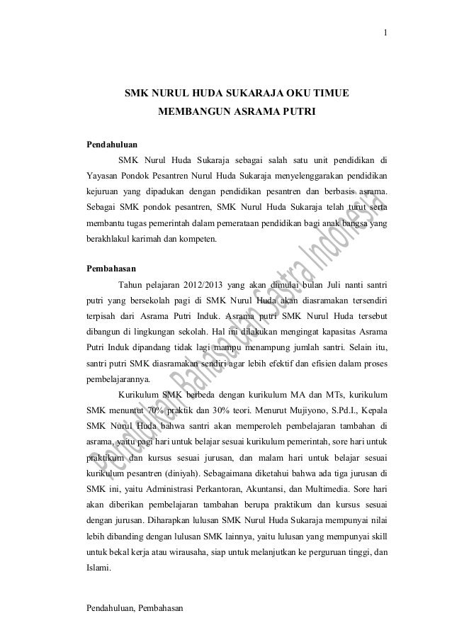 Contoh Berita Acara Uas