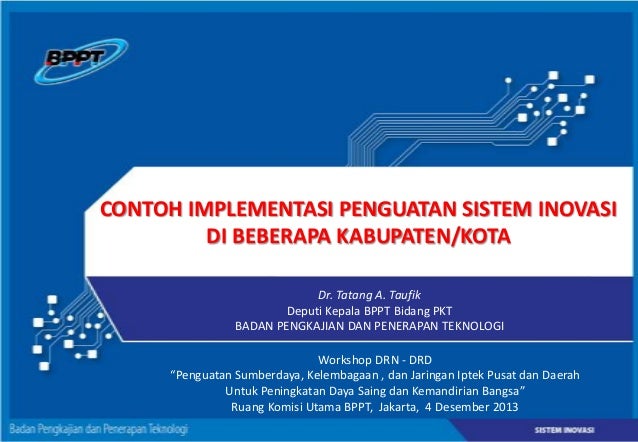 Contoh Implementasi Penguatan Sistem Inovasi di Beberapa 