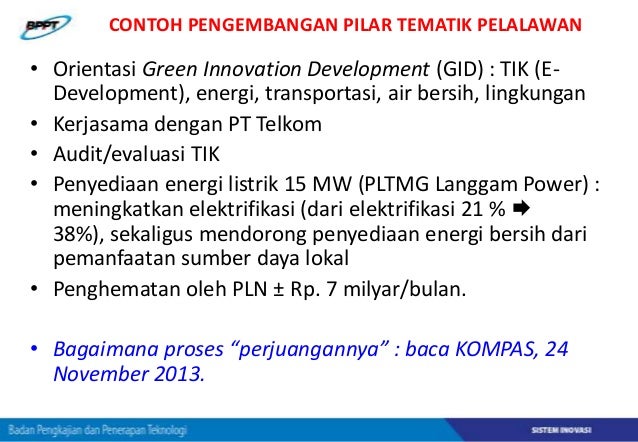 Contoh Implementasi Penguatan Sistem Inovasi di Beberapa 