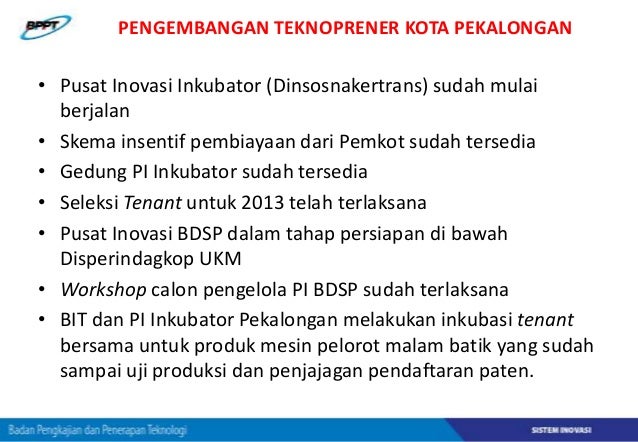 Contoh Implementasi Penguatan Sistem Inovasi di Beberapa 