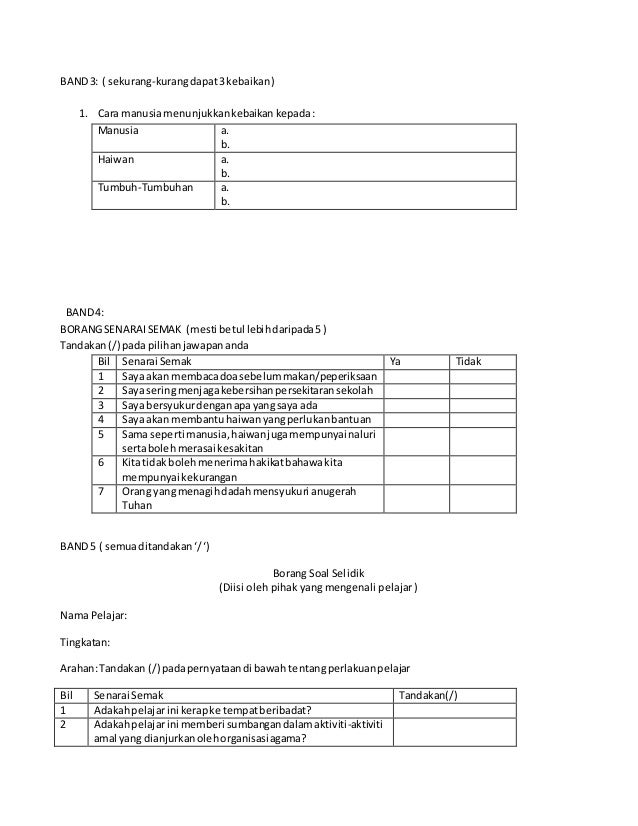 Contoh instrumen