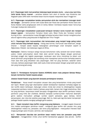 Contoh jawapan karangan