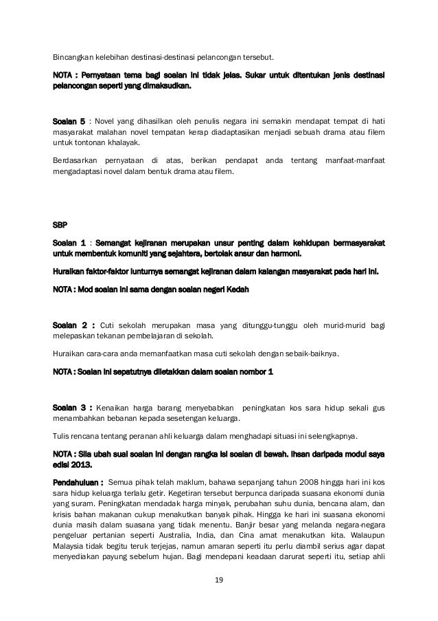 jawapan format pentaksiran bahasa melayu spm 2021   45