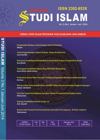 Jurnal Studi Islam Pascasarjana IAIN Ambon | PDF