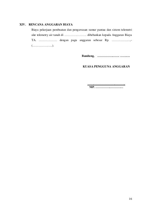 Contoh Surat Pernyataan Kesanggupan Membuat Sumur Resapan