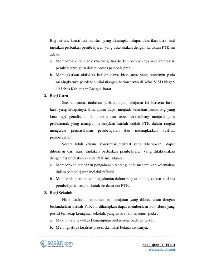 Contoh Karil Ut Pgsd Karya Ilmiah Ipa Hubungan Makanan Dan Kesehatan