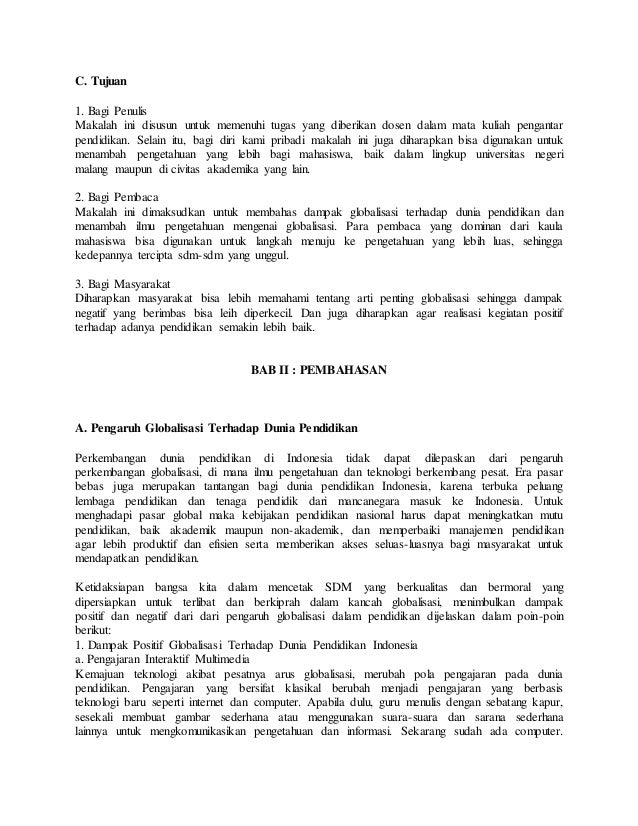 Contoh karya ilmiah tentang pendidikan
