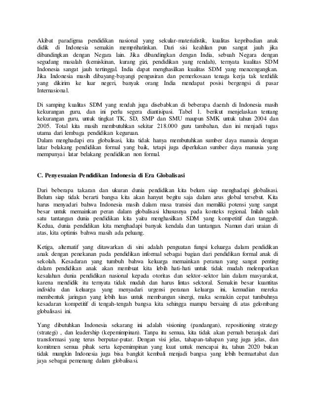 Contoh Karya Ilmiah Tentang Pendidikan