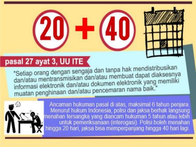 Beberapa Contoh Kasus UU Informasi dan Transaksi Elektronik (ITE)