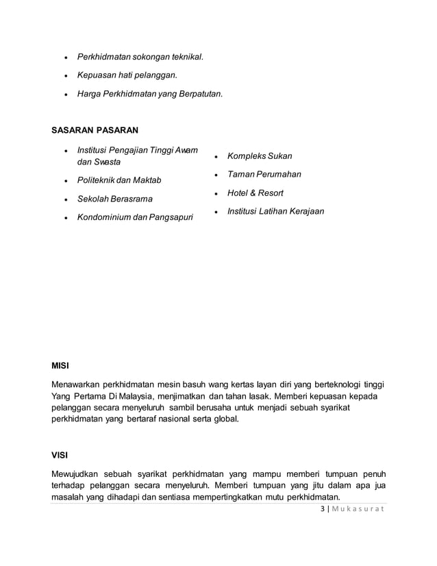 Contoh kertas cadangan | DOCX