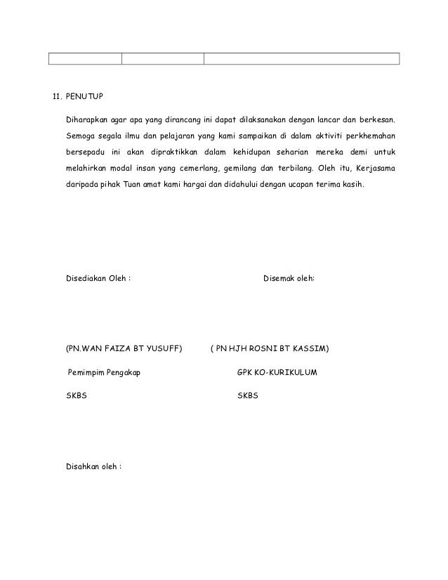 Contoh kertas kerja pengakap 003