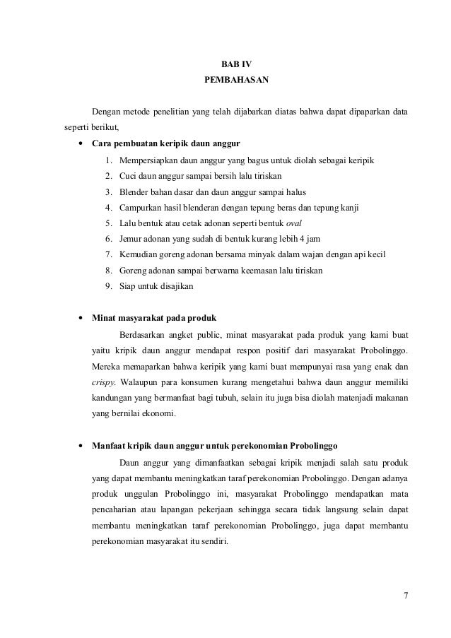 Contoh Pembahasan Hasil Penelitian