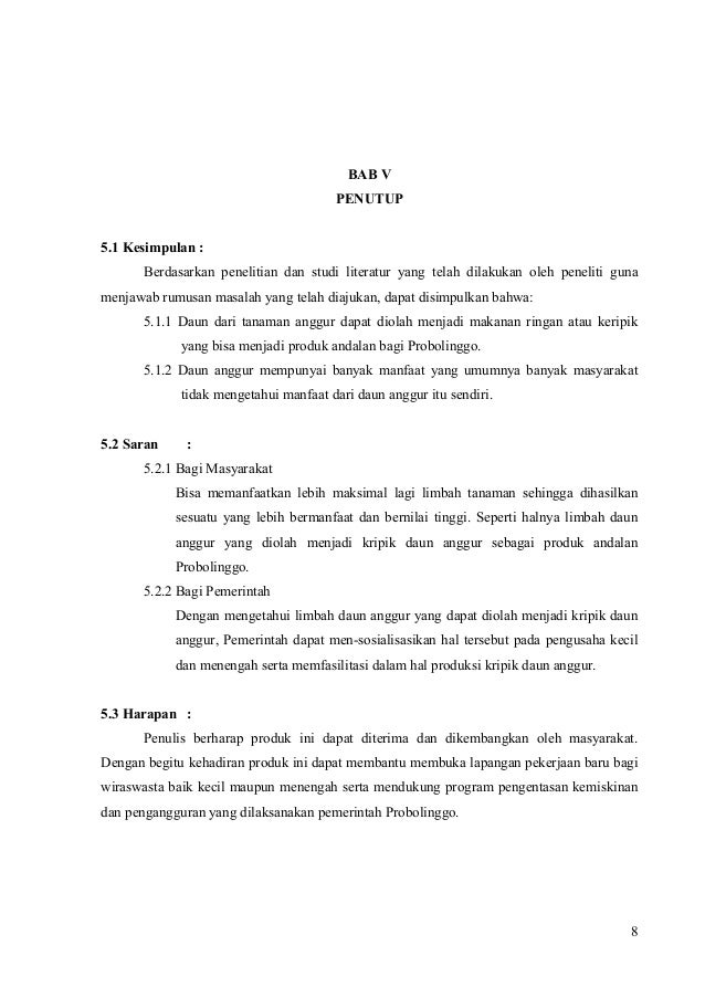 Contoh kir daun anggur