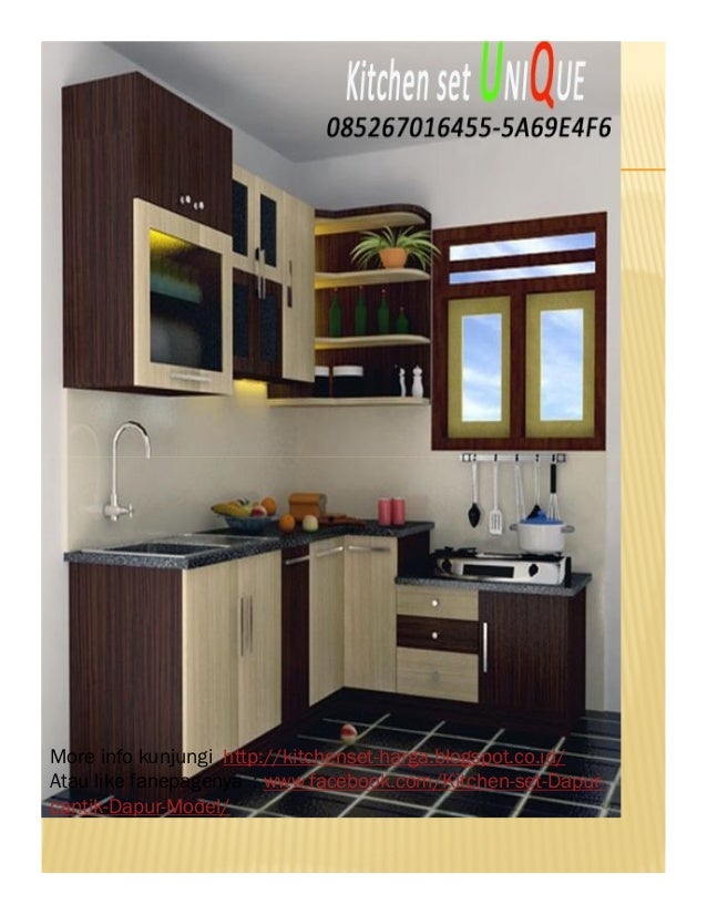  Contoh  kitchen set dapur  mungil harga kitchen set atas 