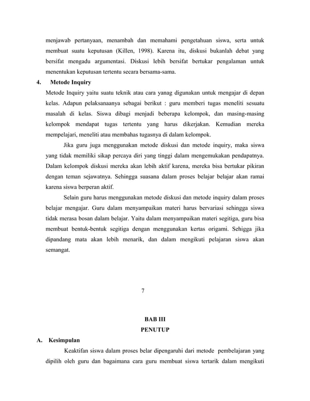 Contoh laporan hasil observasi
