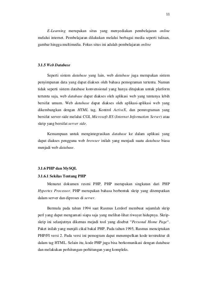 Contoh laporan kerja praktek ti