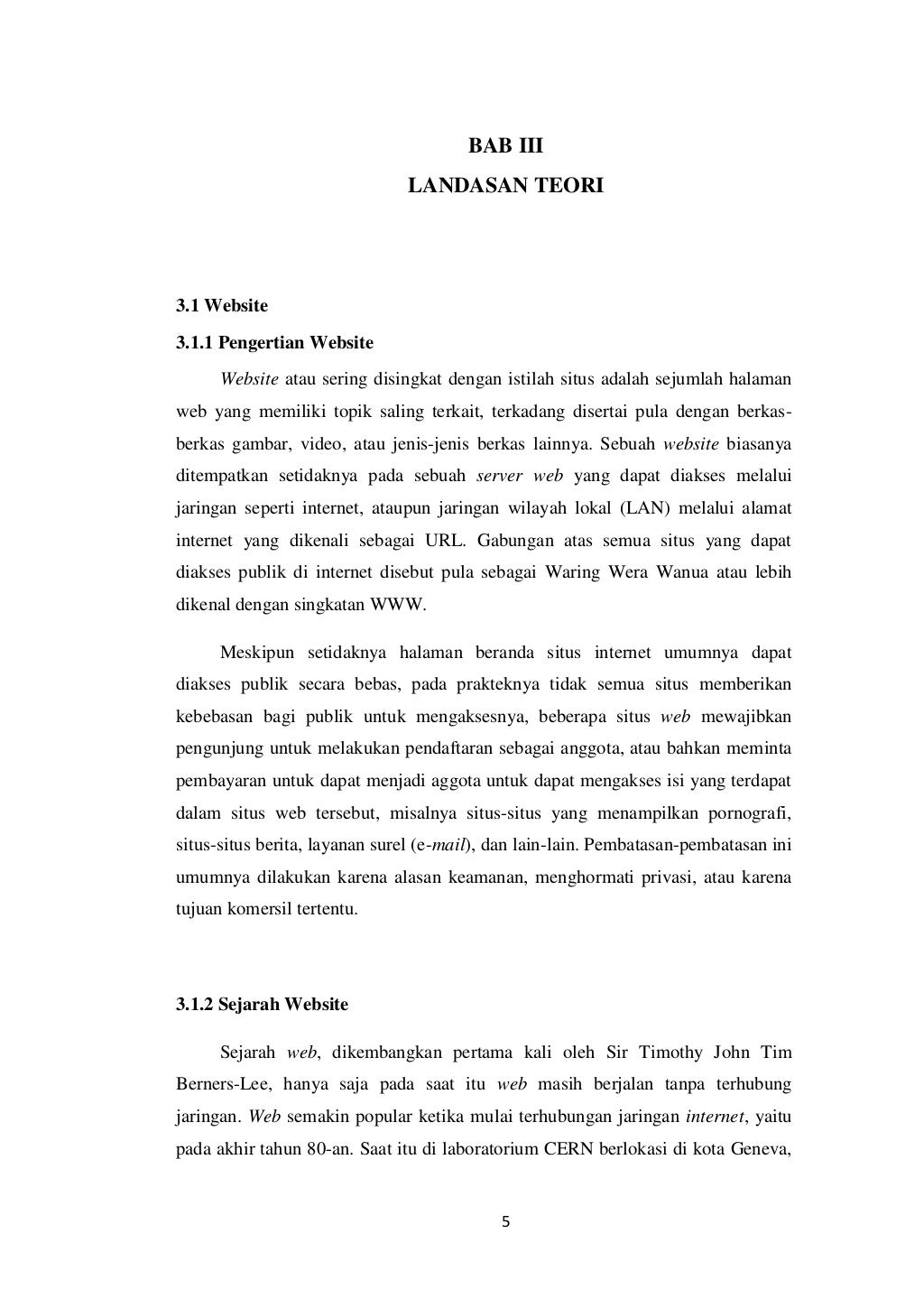 Contoh laporan kerja praktek ti