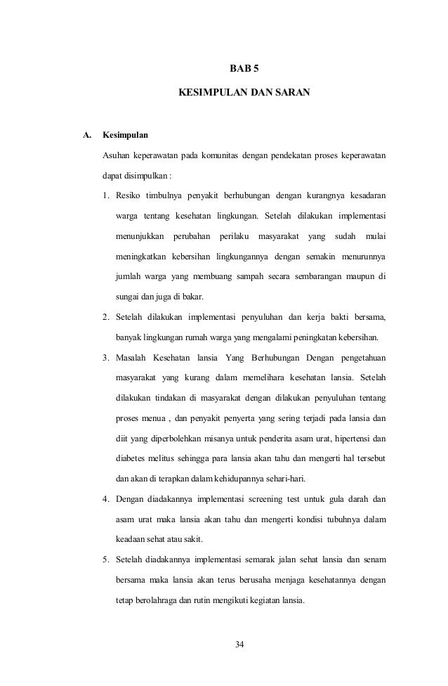 Contoh laporan komunitas