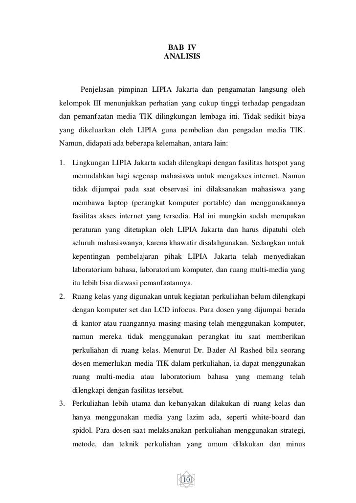 Contoh laporan observasi lapangan