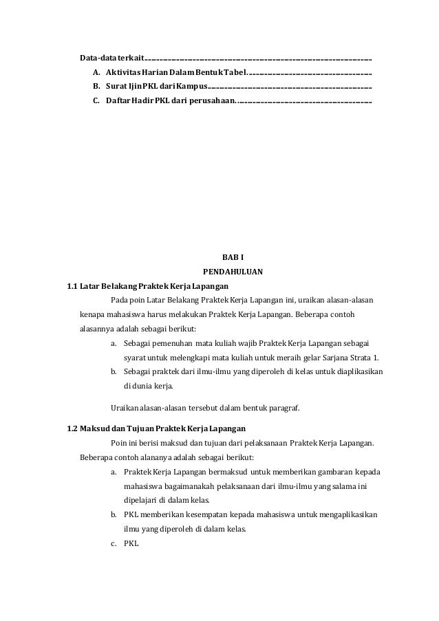 Contoh laporan praktek_kerja_lapangan