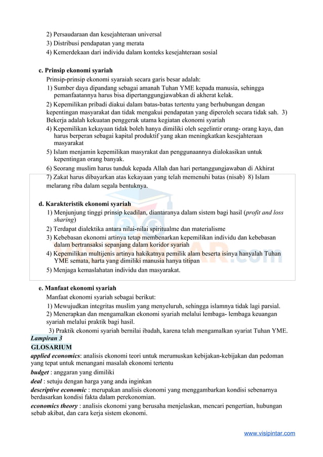 Modul Ajar Ekonomi Sma Kelas 10 Kurikulum Merdeka Docx