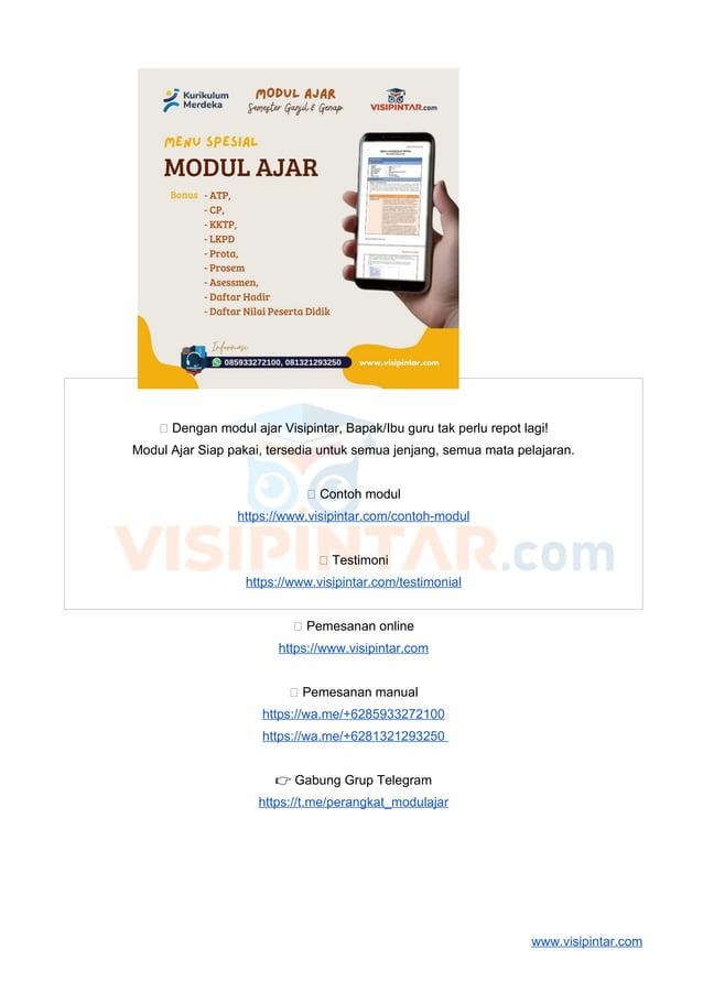 Modul Ajar Ekonomi Sma Kelas 10 Kurikulum Merdeka Docx